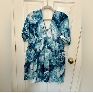 Mustard Seed flowy dress, M